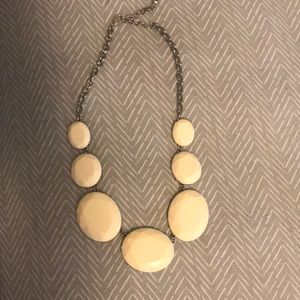 Francesca’s white necklace